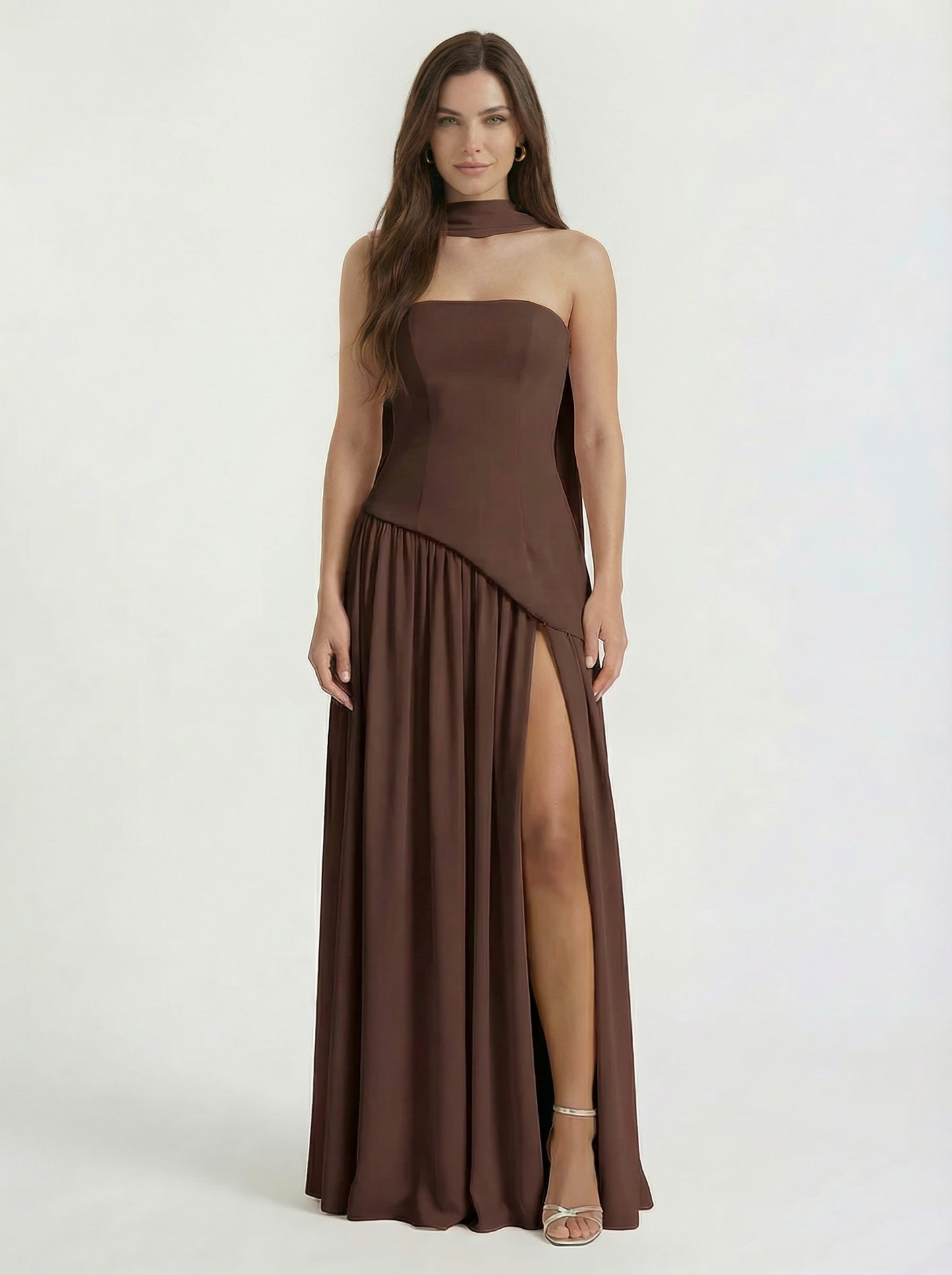 Women's Strapless Maxi Dress