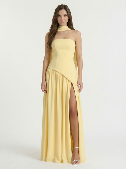 Women's Strapless Maxi Dress