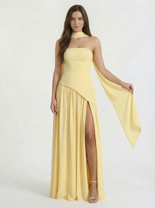 Women's Strapless Maxi Dress