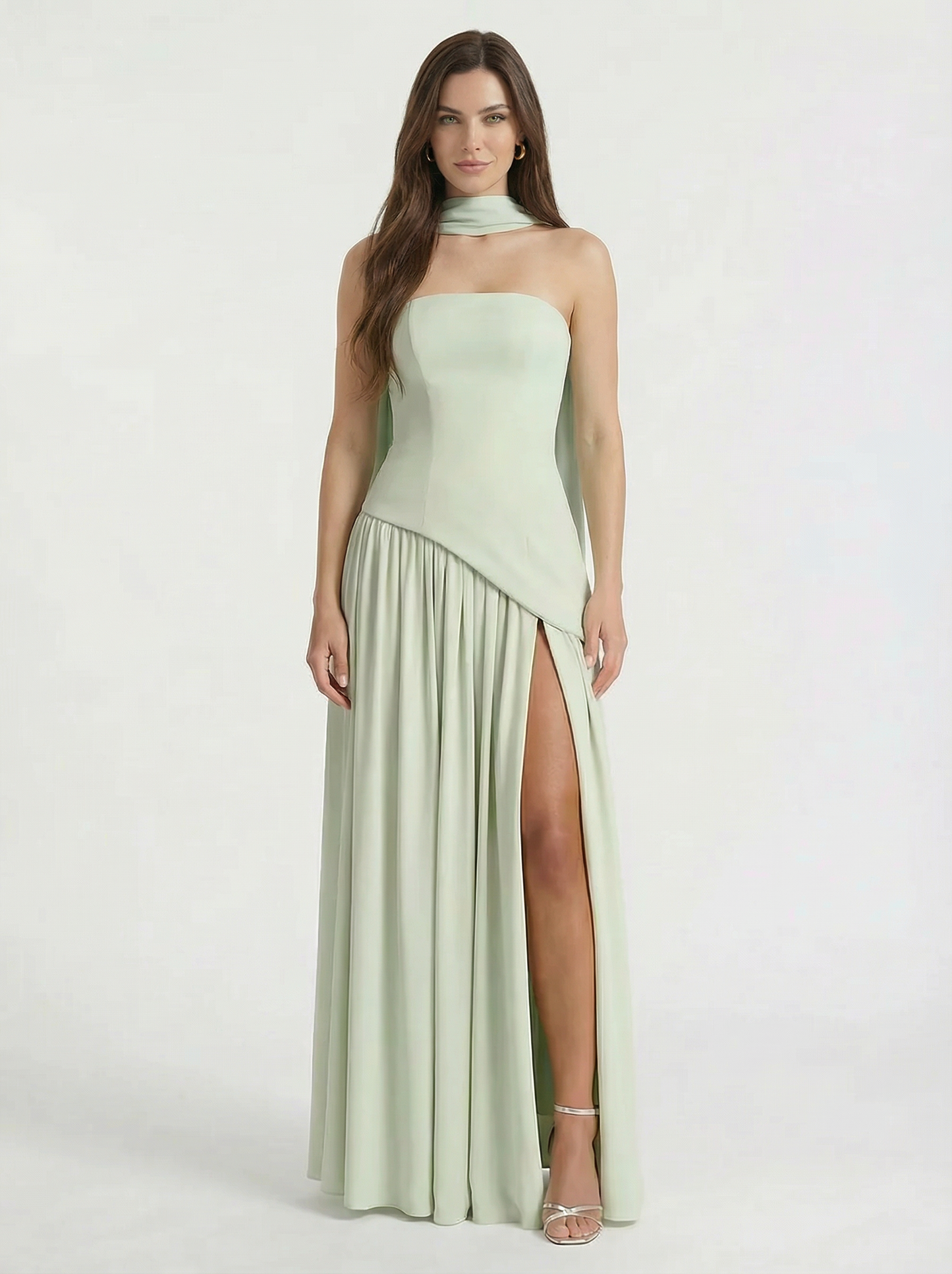 Women's Strapless Maxi Dress