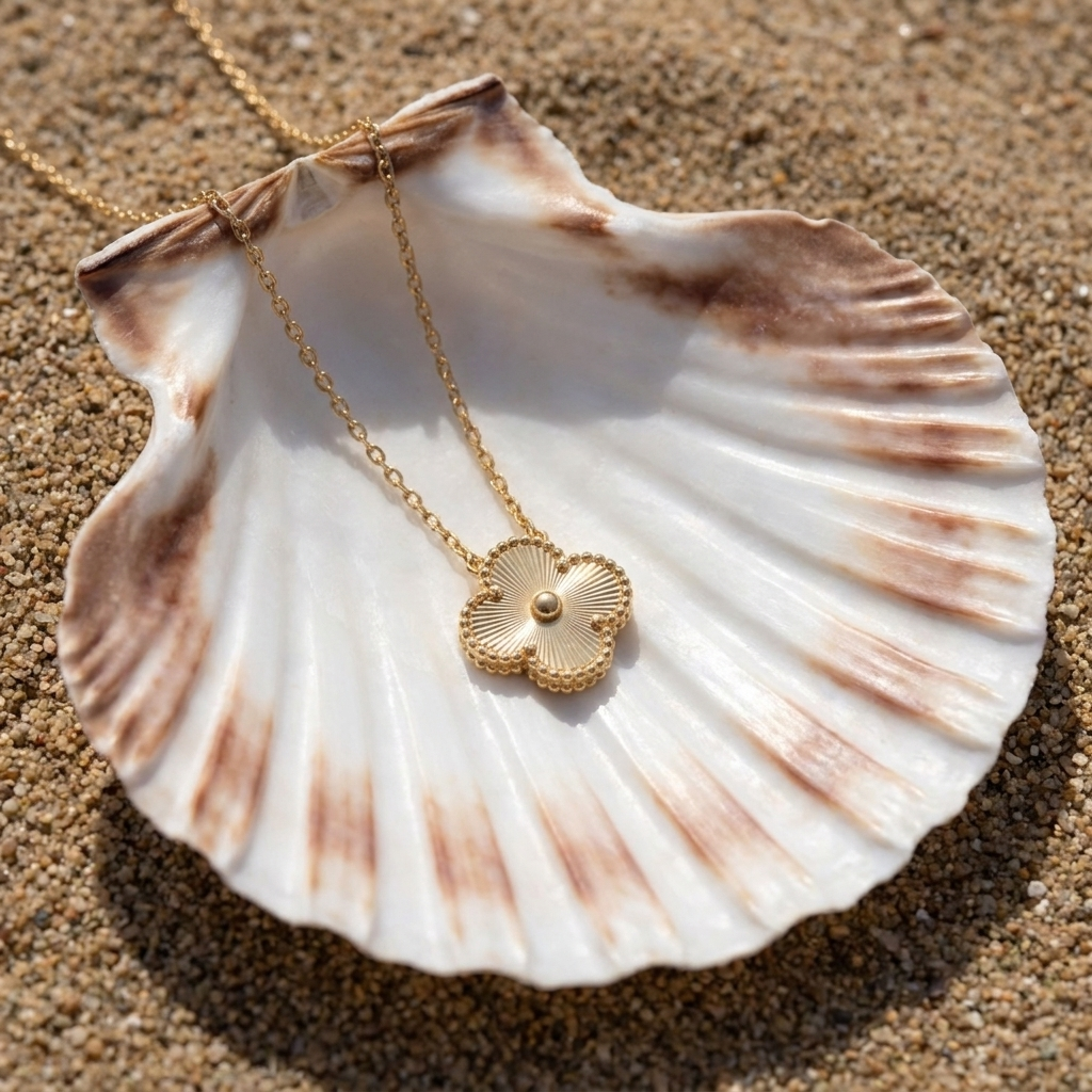 Clover Gold Necklace